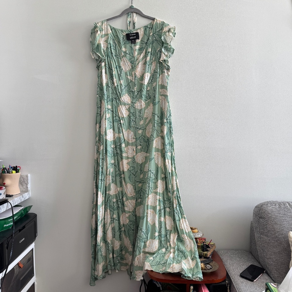EUC--Collectif Floral Maxi dress UK18/US14